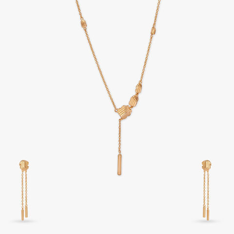 Modern Luxe Gold Necklace Set