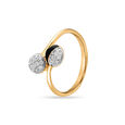 18 KT Yellow Gold Eclectic Dazzle Diamond Ring,,hi-res image number null