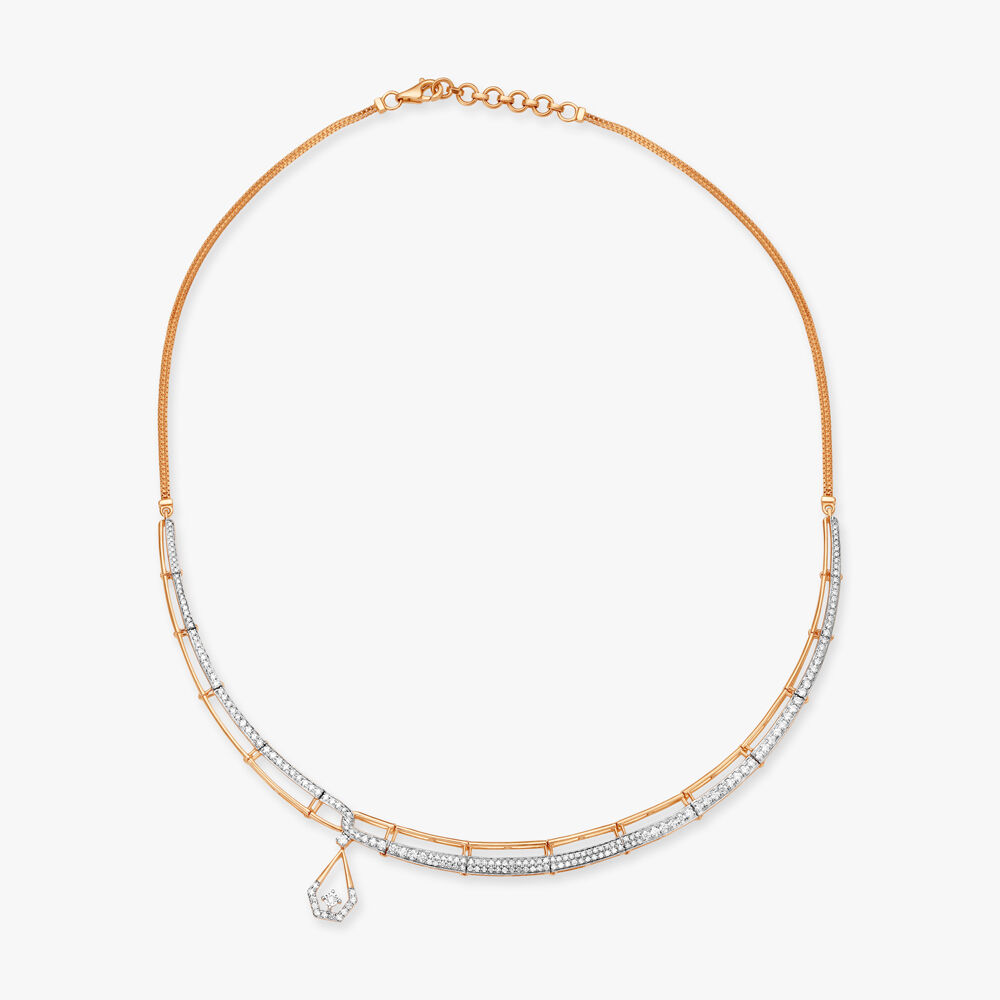 Shimmering Simplicity Diamond Necklace