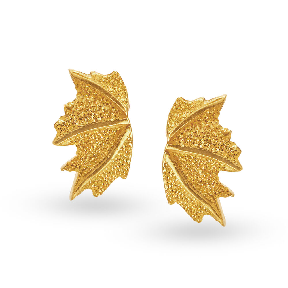 Gold Plated Star Shape Sui Dhaga Earrings | Priviu