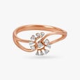 Graceful Crossover Diamond Ring,,hi-res image number null