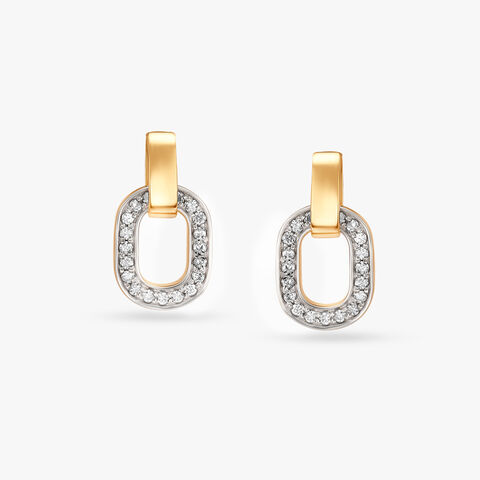 Waterfall Of Grace Diamond Drop Earrings