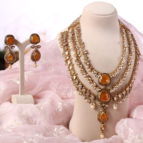 Timeless Kundan Polki Necklace Set
