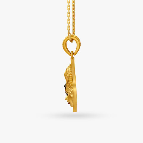 Glistening Gold Pendant