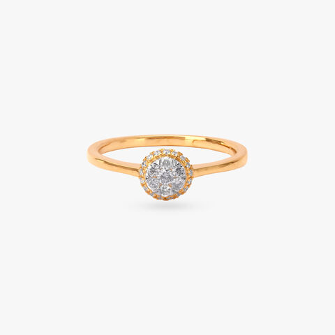 Sunlit Whisper Diamond Ring