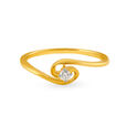 Striking Single Stone Diamond Finger Ring,,hi-res image number null