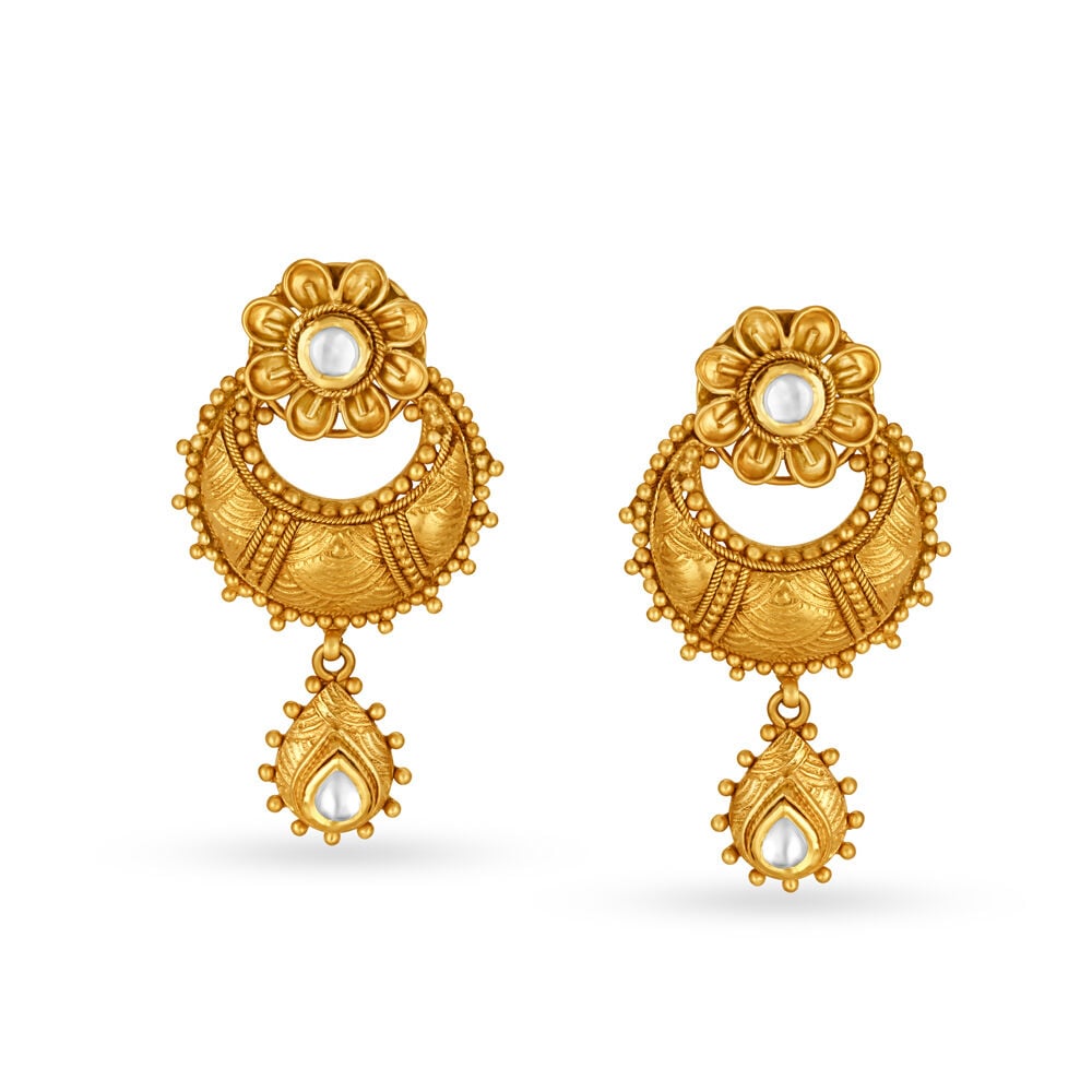 Chandbali Earrings Gold Earrings Designs