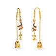 Dainty Sui Dhaga Drop Earrings,,hi-res image number null