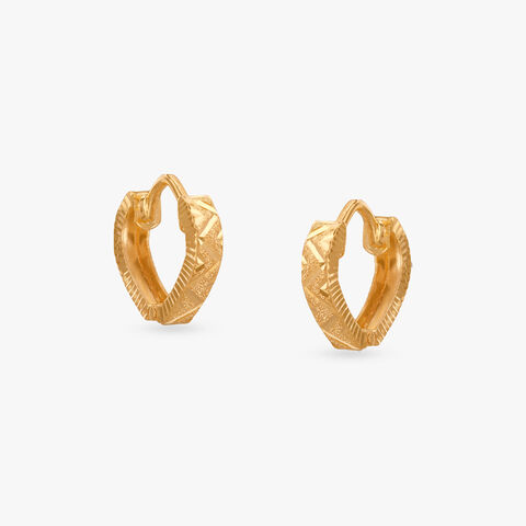 Luxe Rhythm Gold Hoop Earrings