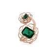 14KT Rose Gold Emerald Isle Finger Ring,,hi-res image number null