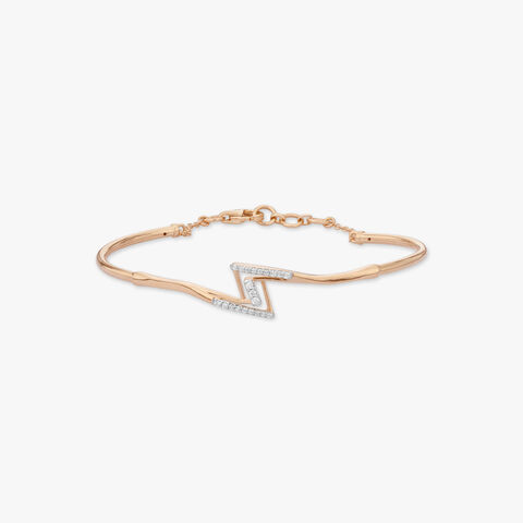 Thunderbolt Glow Diamond Bangle