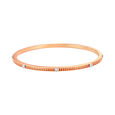 14 KT Yellow-White Gold Slender Classy Diamond Bangle,,hi-res image number null