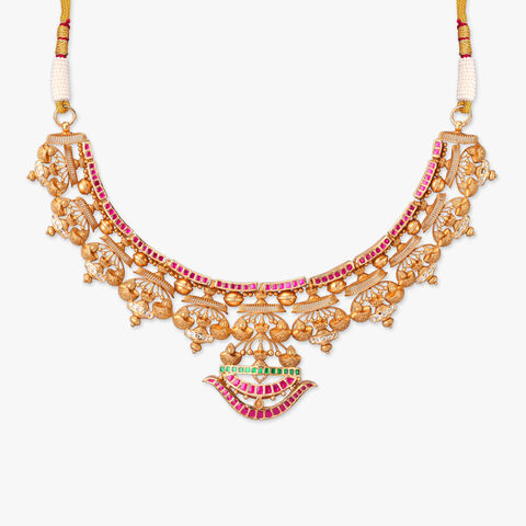 Twilight Charm Gold Necklace set