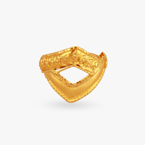 Bold Vista Gold Finger Ring