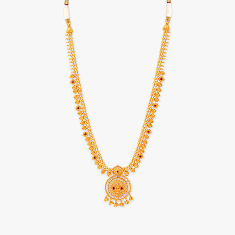 Regal Shrine Gold Necklace Set