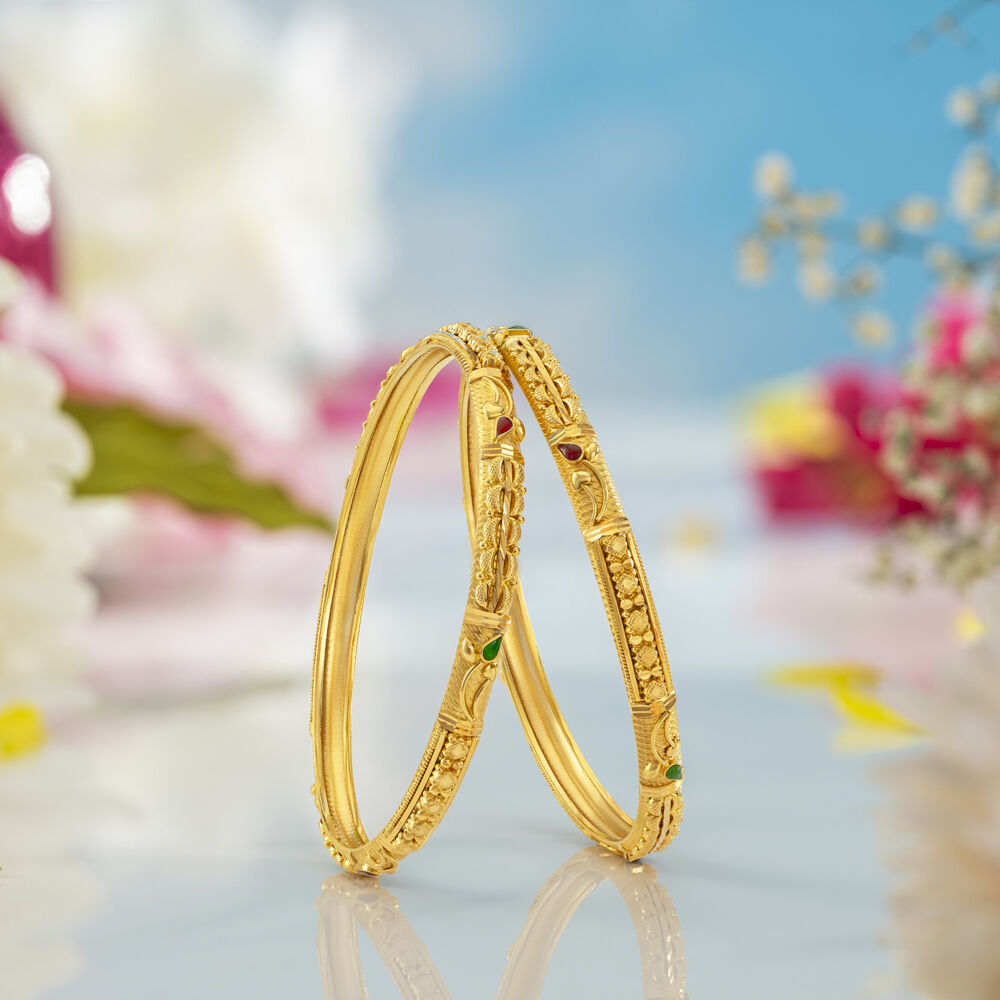 Tanishq gold bangles images 2025