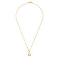Sweet Snake Gold Pendant with Chain For Kids,,hi-res image number null