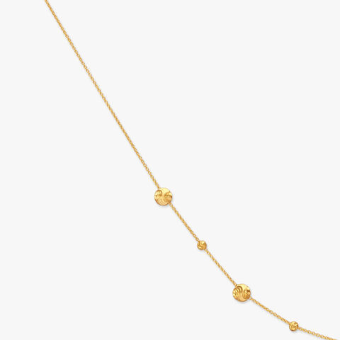 Orbit Bead Gold Chain