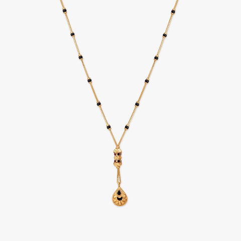 Ornate Cascade Gold Mangalsutra