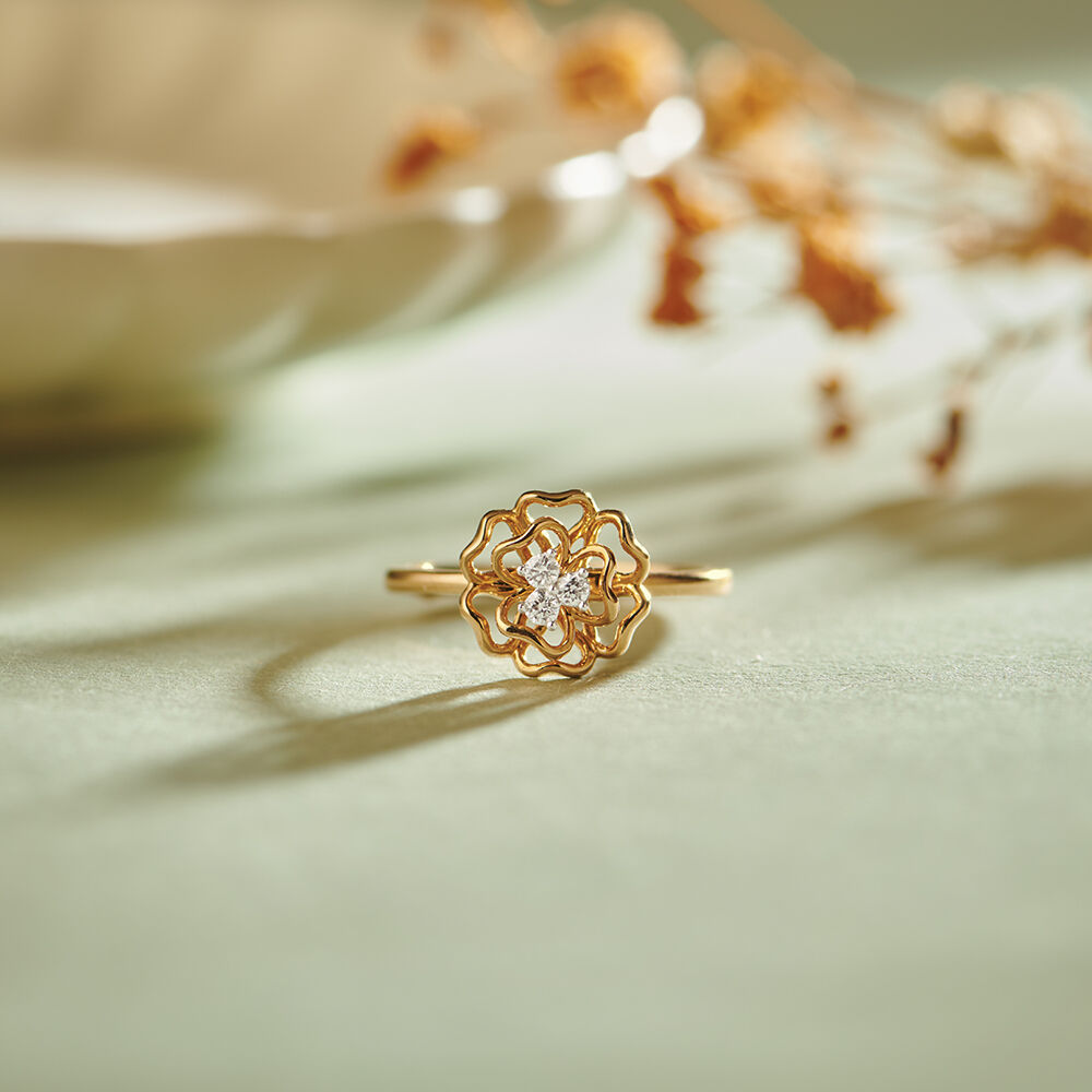 Flower online diamond jewellery
