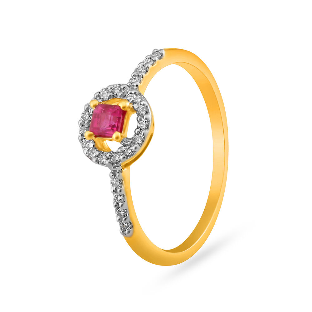 Ruby finger rings tanishq hotsell
