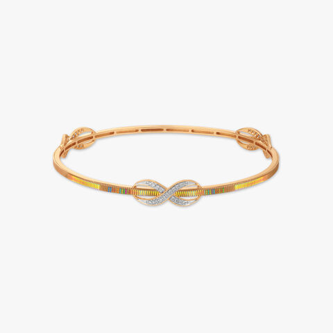 Infinite Prism Diamond Bangle