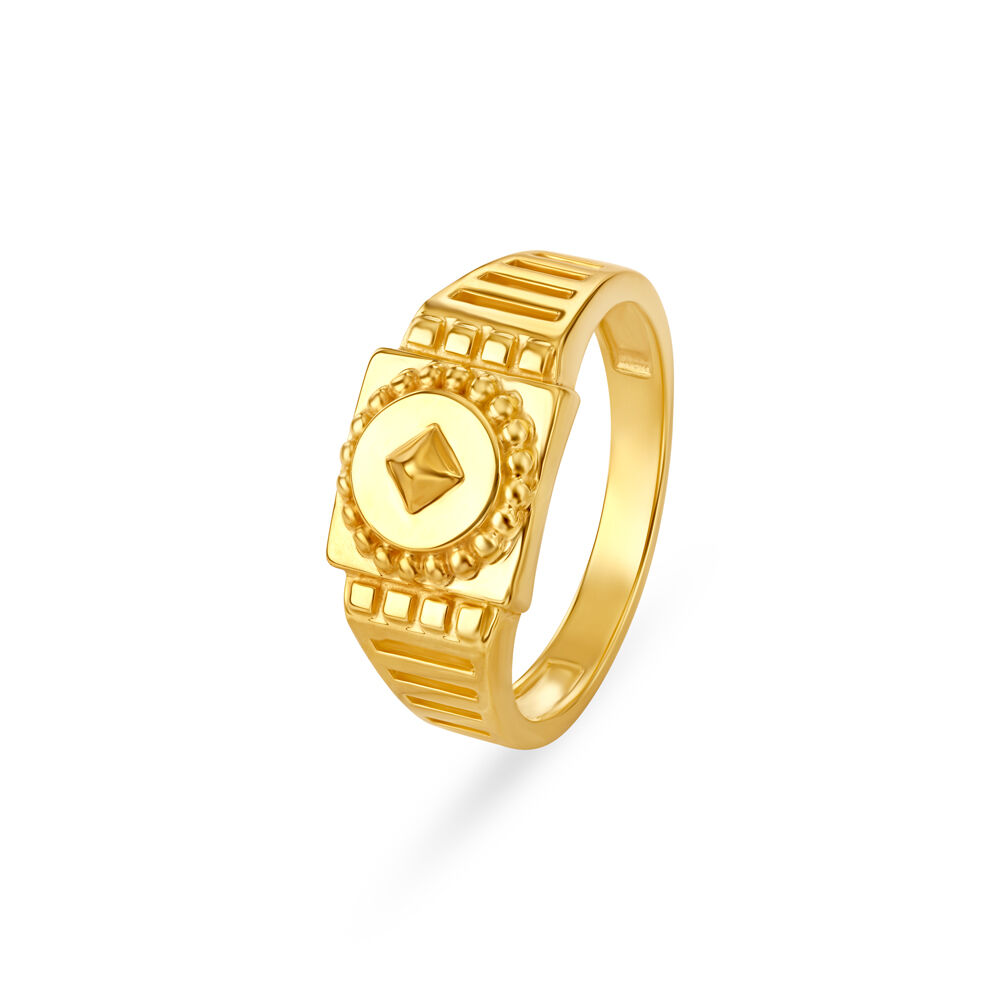 Gold ring discount for men tanishq
