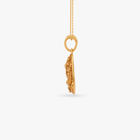Majestic Vishnu Gold Pendant for Men