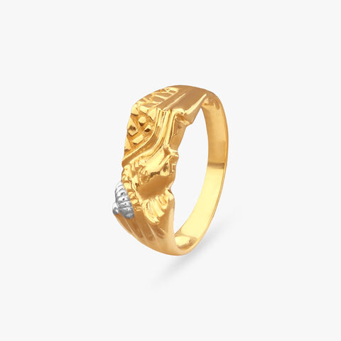 Lion Spirit Gold Ring for Men