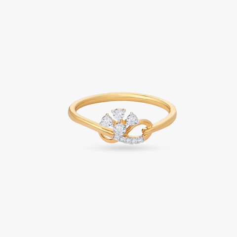 Leaf Crest Diamond Ring alternate view 1