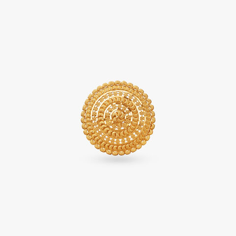 Heirloom Beadwork Gold Ring alternate view 1