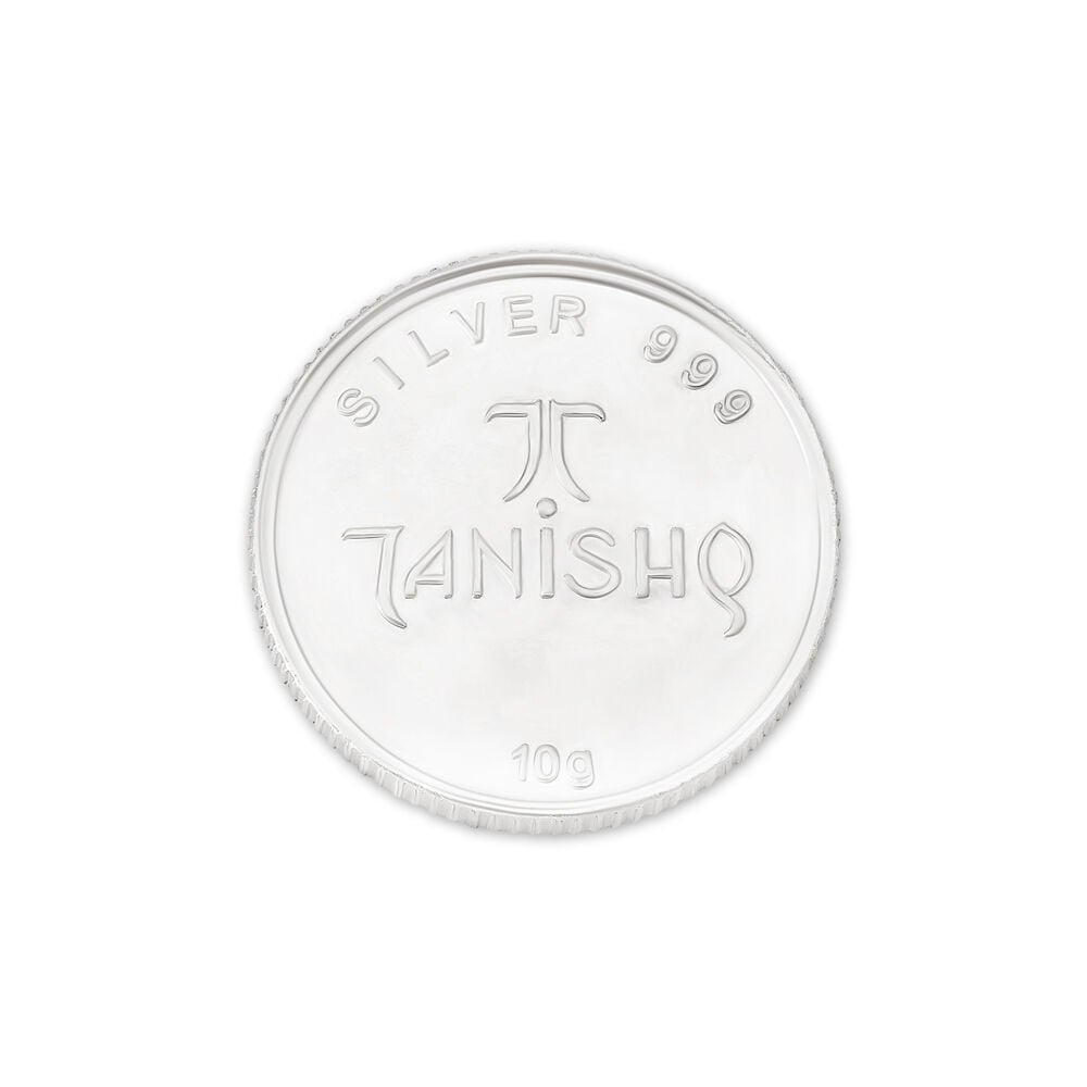 Ganesha And Lakshmi 10 Gram 999 Purity Silver Coin