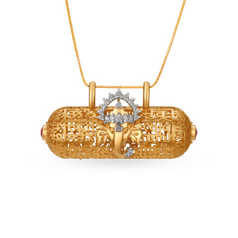 Lord Ganesh mantra pendant