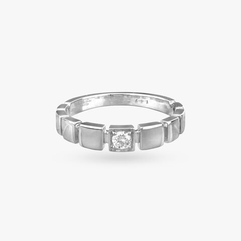 Bold Brilliance Diamond Finger Ring For Men