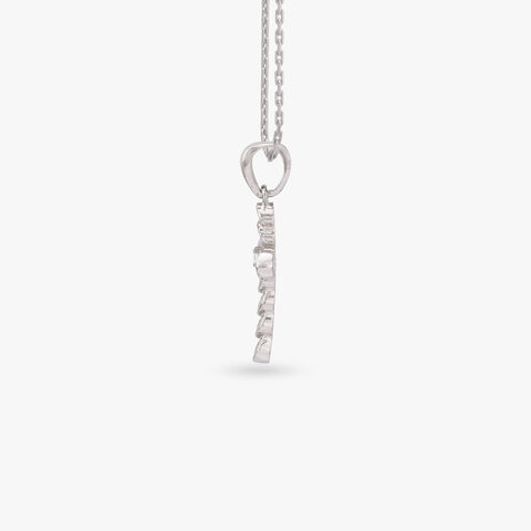 Celestial Cross Silver Pendant