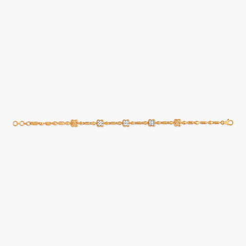 Clover Trail Gold Bracelet