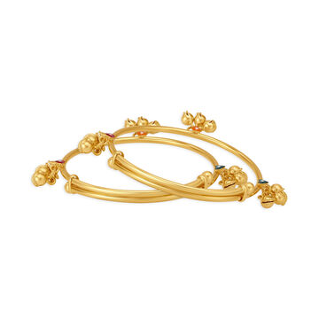 Cute Floral Anklets for Kids