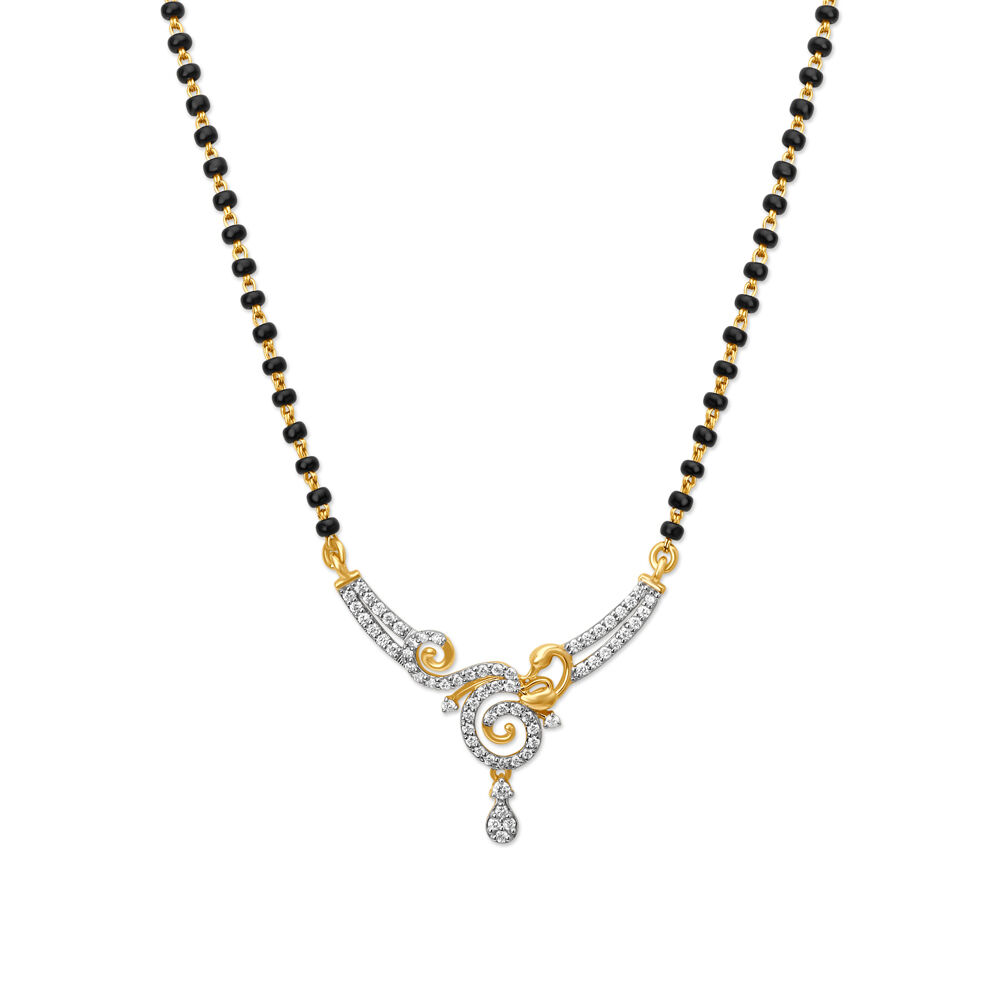 Real diamond mangalsutra tanishq hotsell price