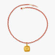 Dainty Engraved Rakhi Pendant,,hi-res image number null