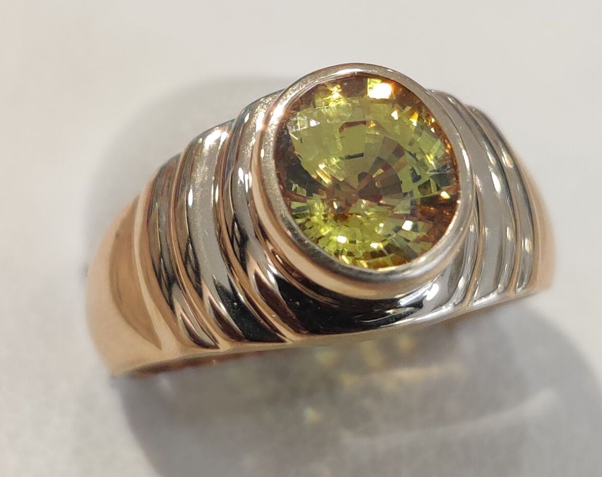 Buy Natural Yellow Sapphire Ring Original Pukhraj Stone 925 Sterling Silver  Handmade Unisex Ring Sapphire Gemstone Statement Mothers Day Gift Online in  India - Etsy