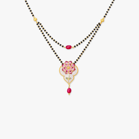 Blush Bloom Gold Mangalsutra