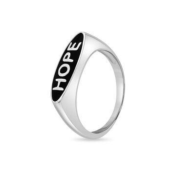925 Silver Hope Signet Ring