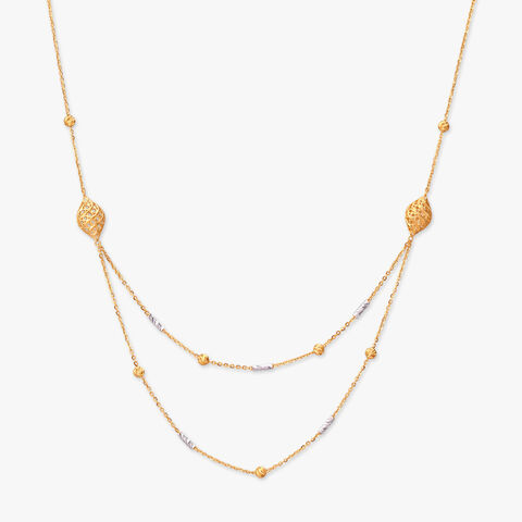 Leaf Muse Gold Necklace Set