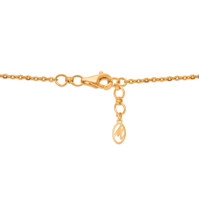 14KT Yellow and White Gold Shimmery Layered Necklace,,hi-res image number null