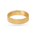 Alluring Multifinish Gold Finger Ring for Men,,hi-res image number null