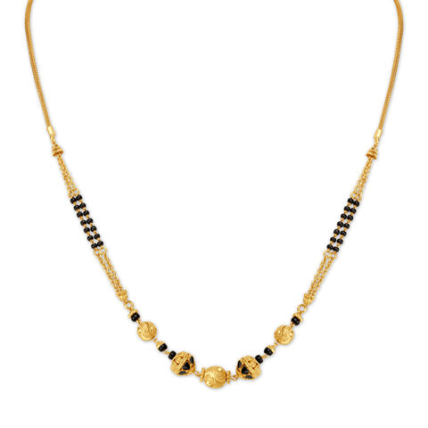 Subtle Enamel Heart Mangalsutra