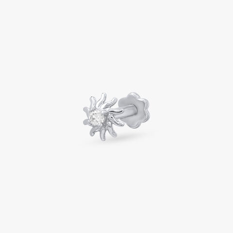Ethereal Bloom Diamond Nose Pin