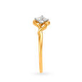 Gorgeous 18 Karat Yellow Gold And Diamond Interlock Ring,,hi-res image number null