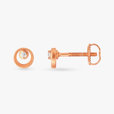 Essential Minimalism Diamond Stud Earrings