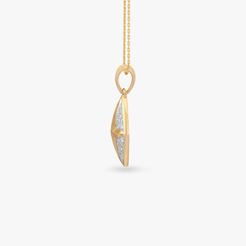 Stellar Shine Diamond Pendant For Men